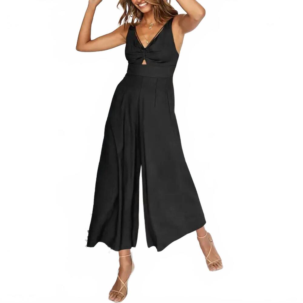 NEW SWEET KARMA allie ray jumpsuit in black